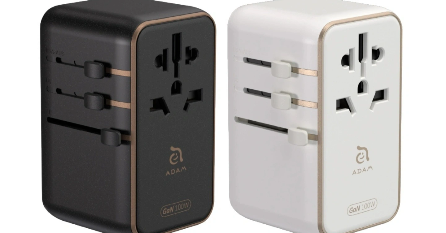 Adam Elements T100L – 100W Universal Travel Adapter with Built-In USB-C ...