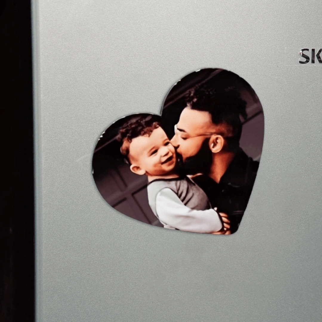 Personalized Fridge Magnet - Heart Shape