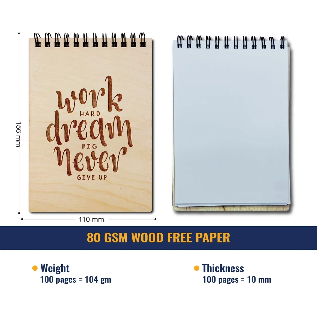 Work Hard Dream Big Personalized Notepad
