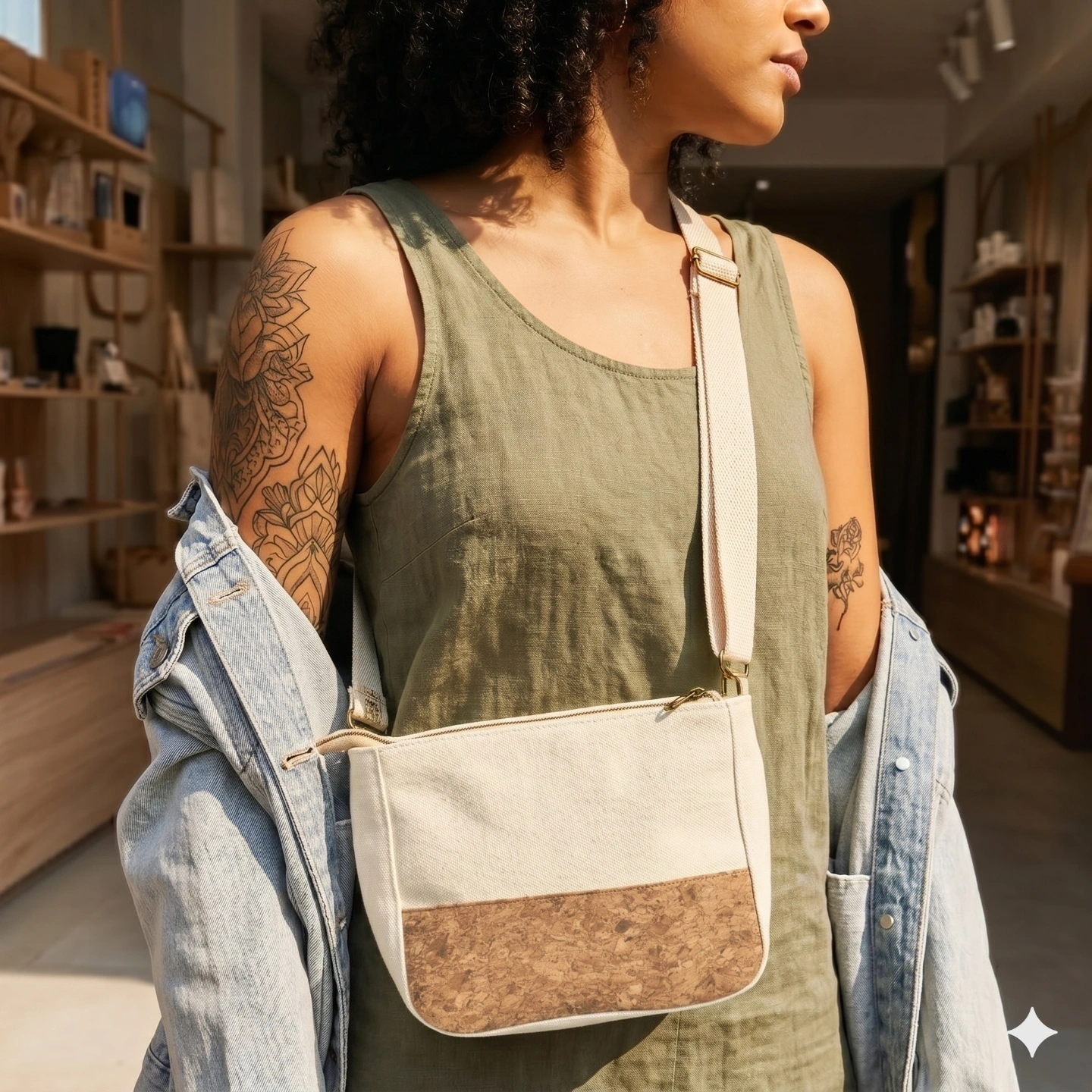 Cork Side Bag