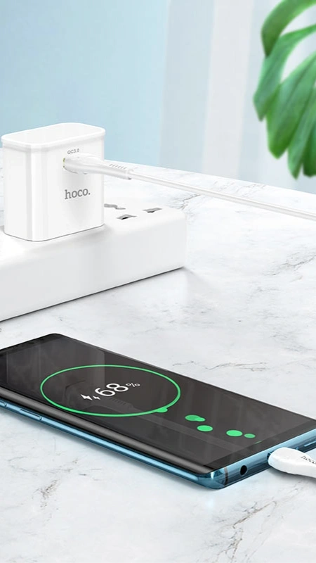 Wall charger “C92B Starshine” QC3.0 UK set with cable(micro)