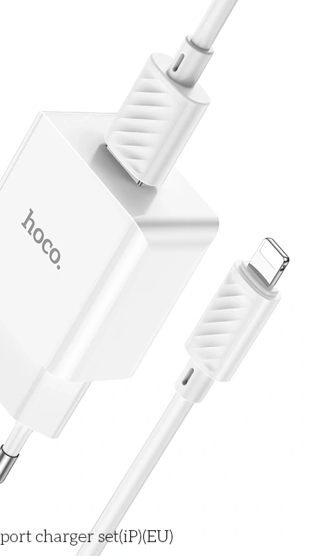 Hoco C106A Single Set Adapter With 1M Lightning Cable