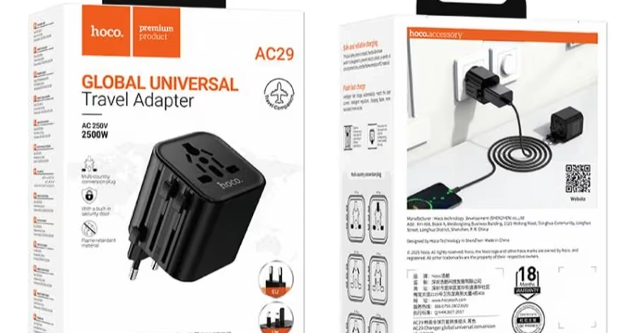 Hoco AC29 Changer global universal conversion plug