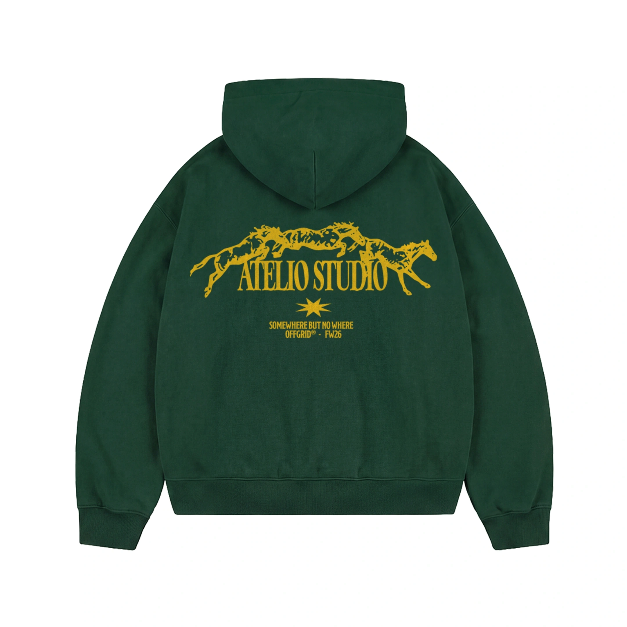 BRONCO HOODIE GREEN
