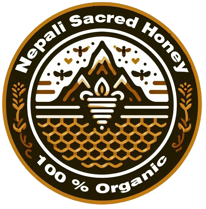 Nepali Sacred Honey Logo