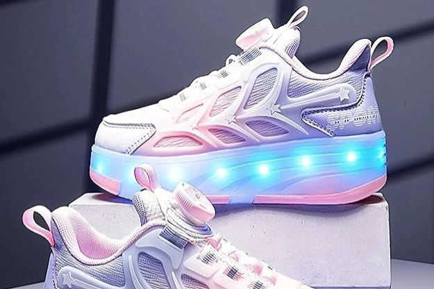 Light-Up-Shoes Pink