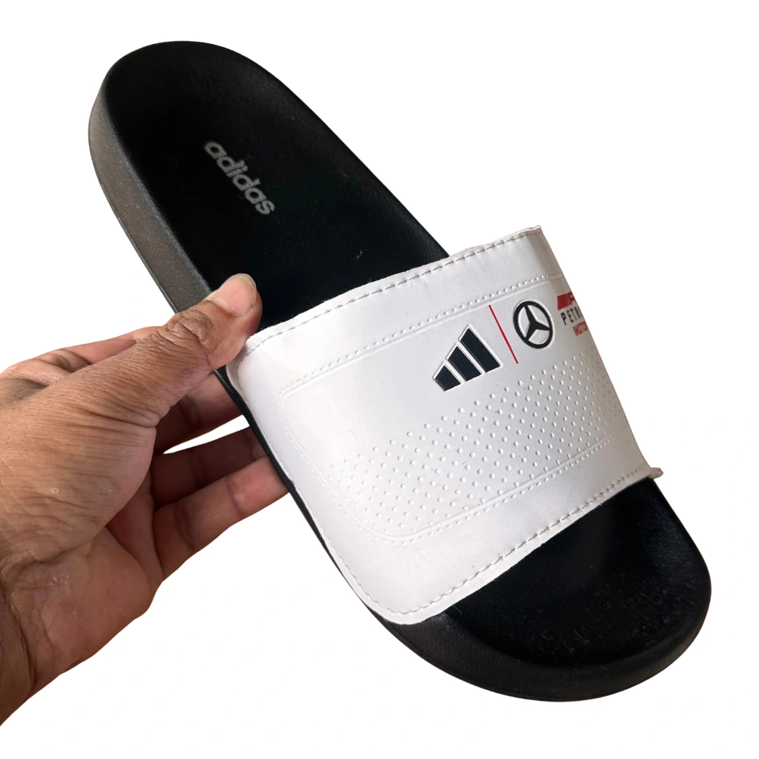 Motorsport Slide Slippers - White 2