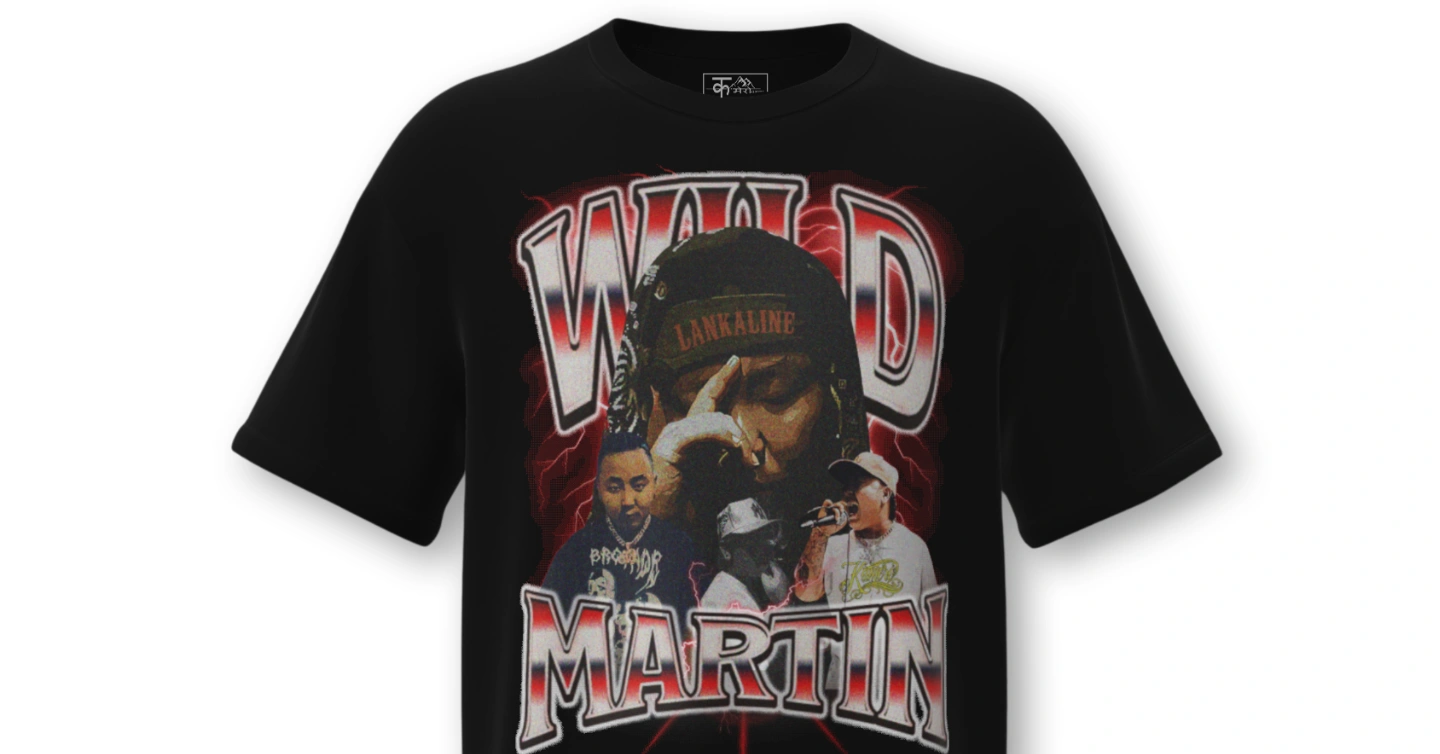 KAMERO x Wild Martin Hoodie – Chitwan Wave