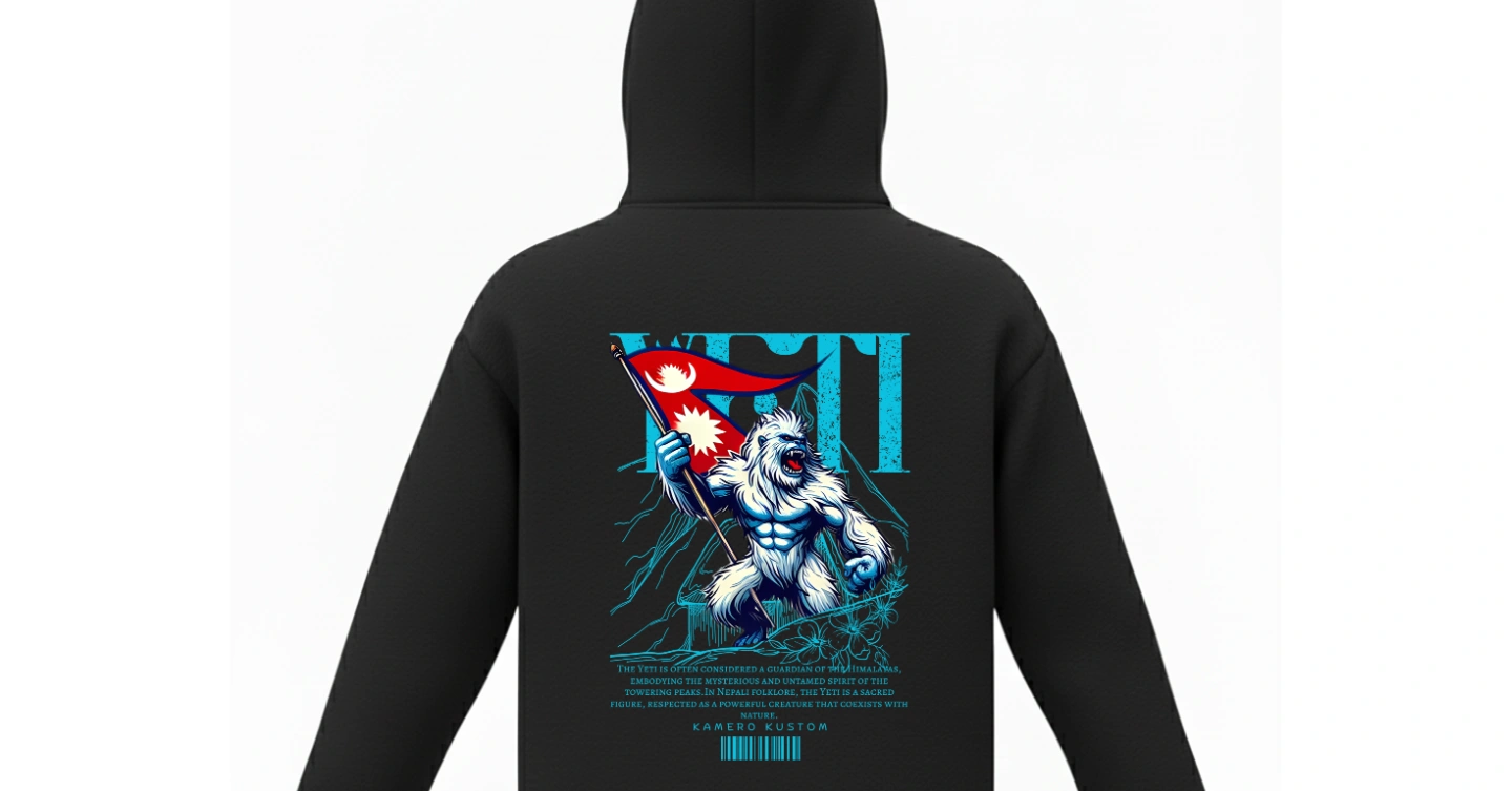 Kamero® Yeti Guardian Hoodie – Himalayan Spirit Edition