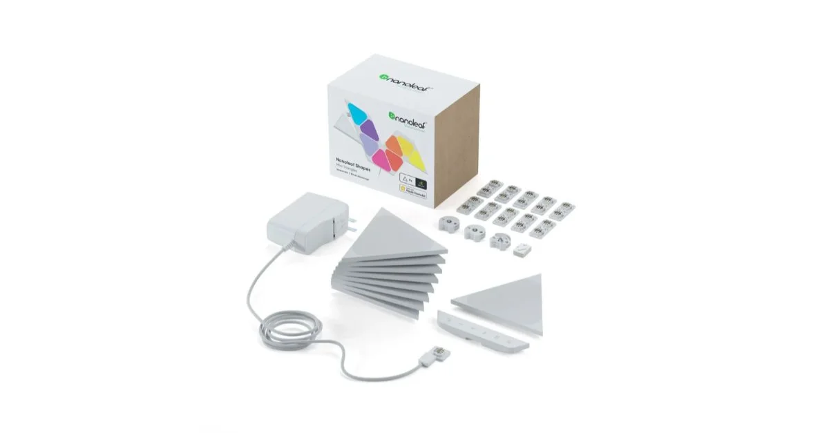 Nanoleaf Shapes Mini Triangles Starter Kit (9 panels)