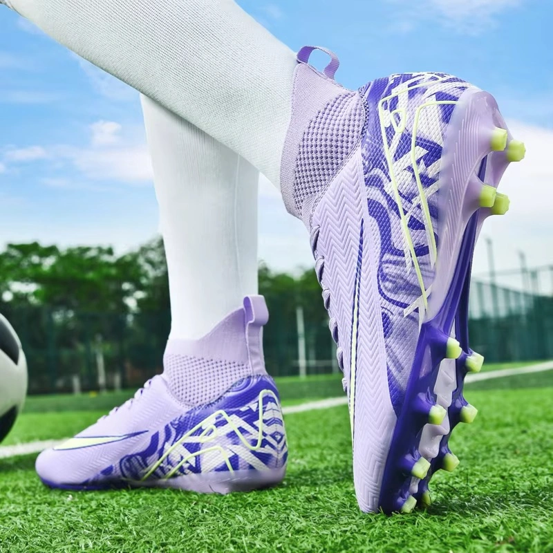 Scarpe Calcio Bambino LEOCI – Antiscivolo Morbide E Comode – Tacchetti Da Outdoor Per Piccoli Campioni