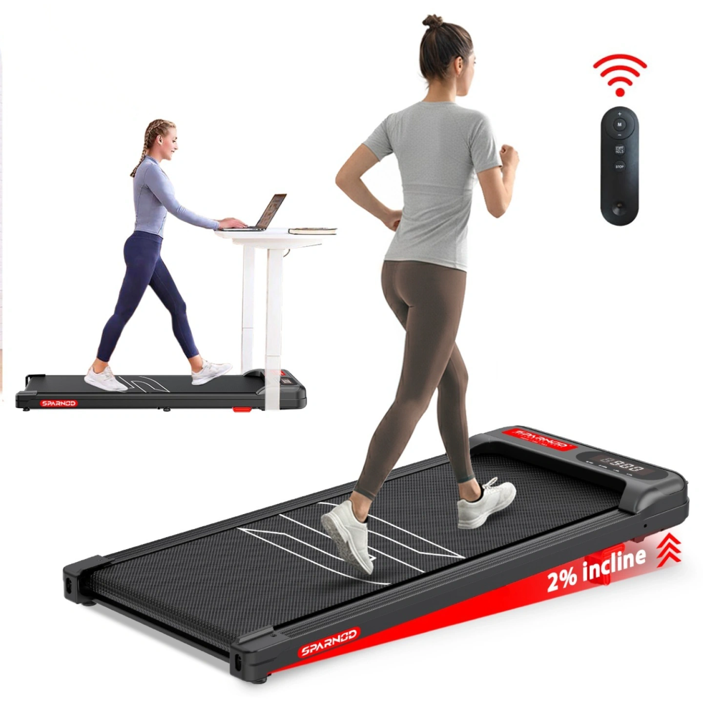 Home Use Walking Pad – STH-3002 | Compact & Portable Treadmill 1