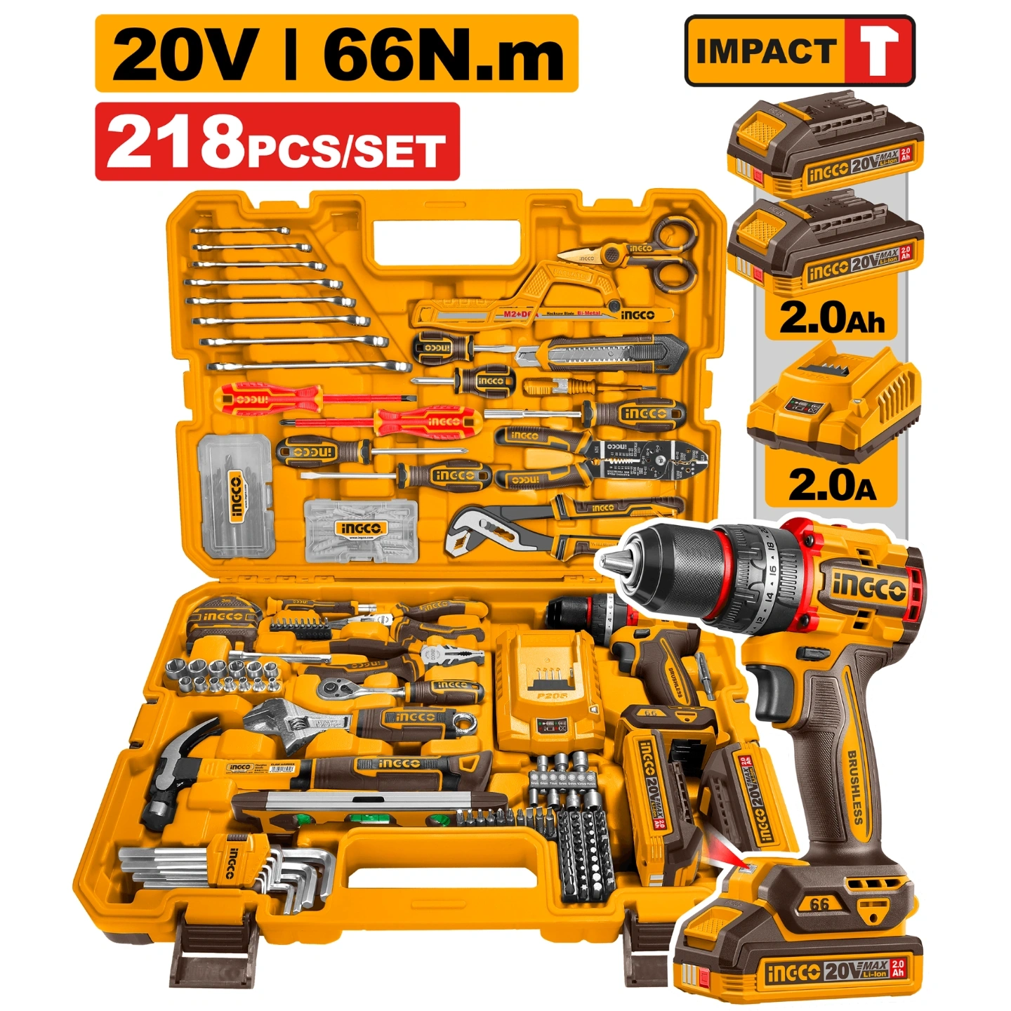 218 Pcs Tools set HKTHP42182 1