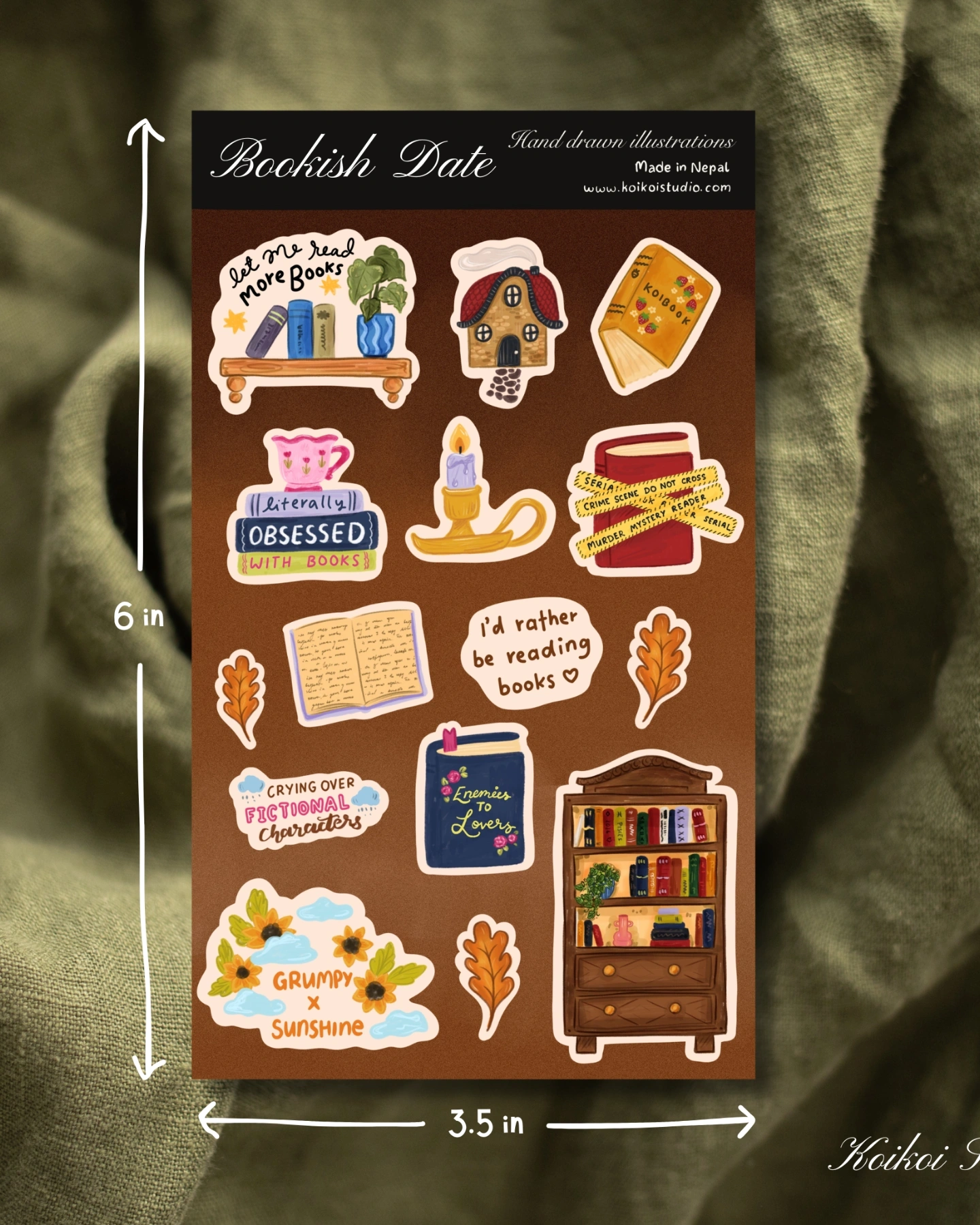 Bookish Date | Sticker Sheet 1