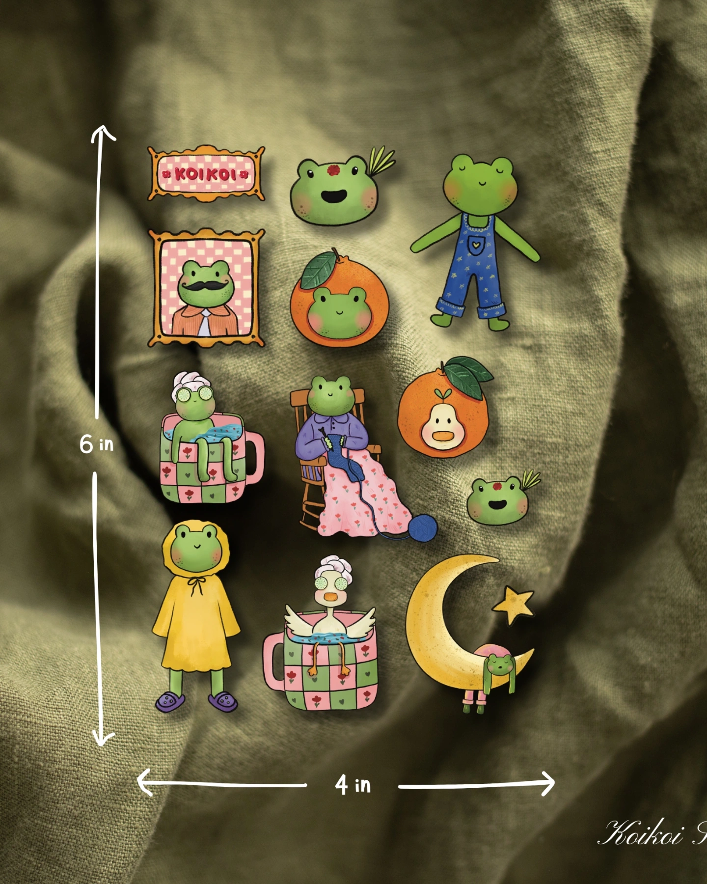 Hoppy The Frog Sticker Sheet 1