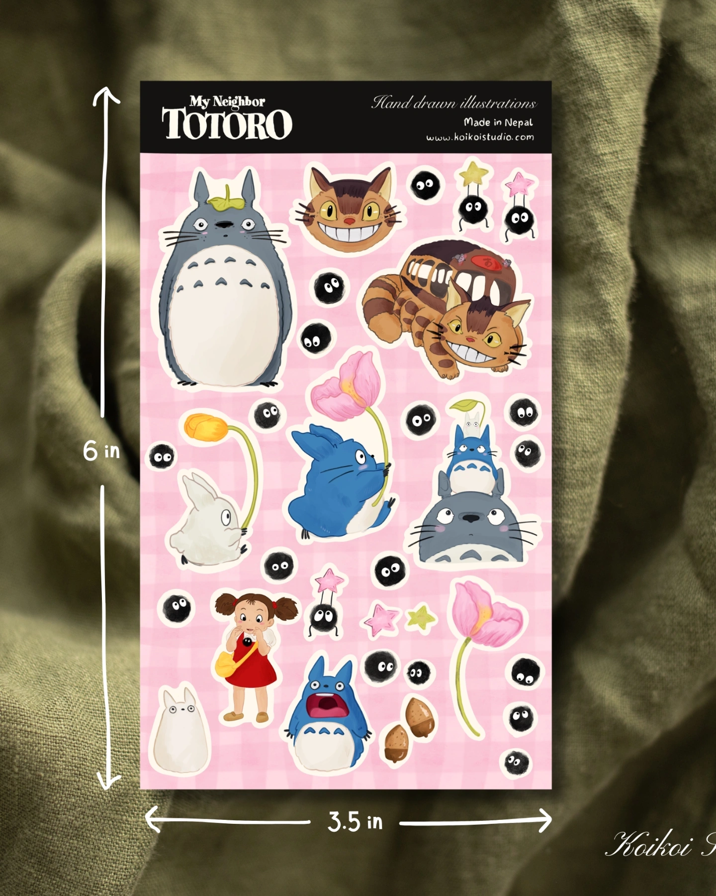 Totoro Studio Ghibli | Sticker Sheet 1
