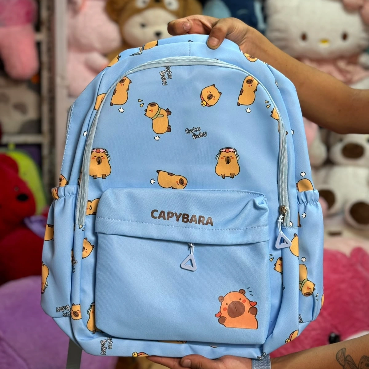 Cute Capybara College Bag – Stylish & Affordable Backpack for Students 4