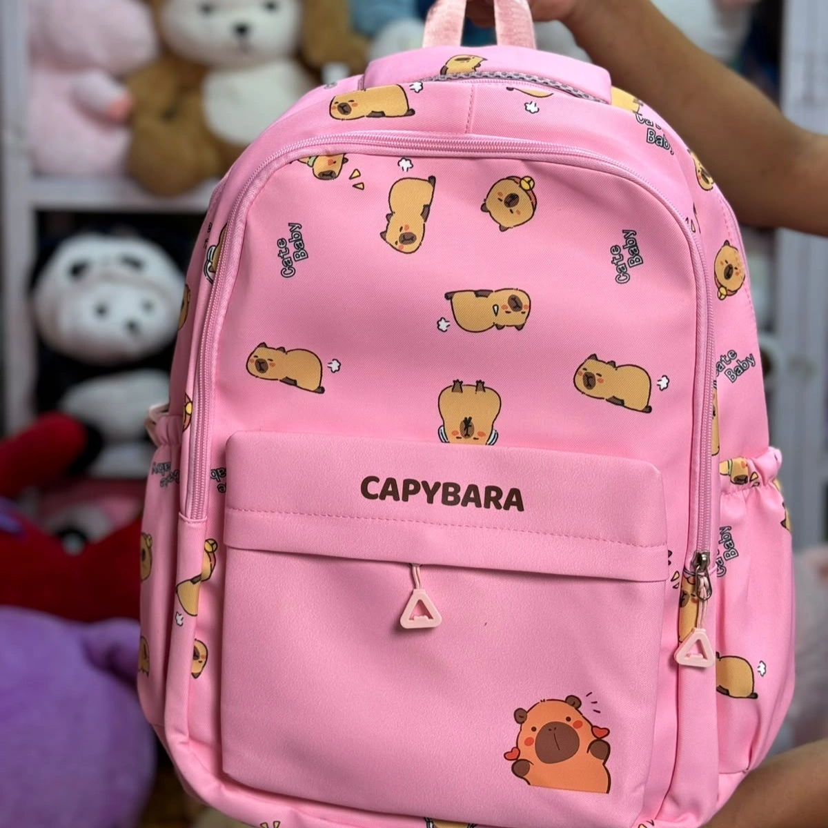Cute Capybara College Bag – Stylish & Affordable Backpack for Students 3