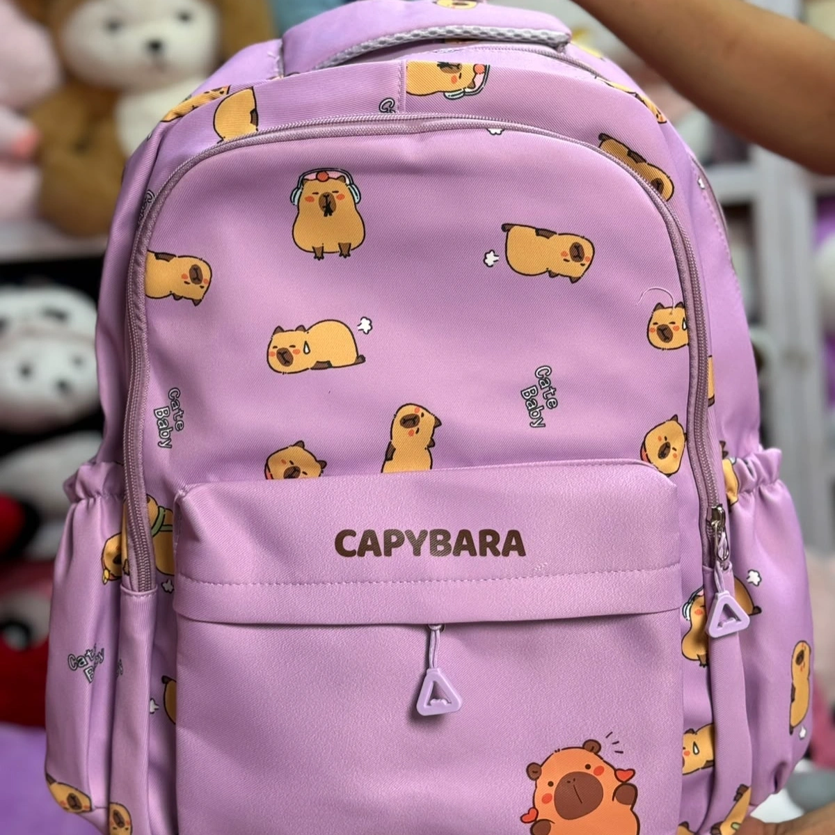 Cute Capybara College Bag – Stylish & Affordable Backpack for Students 2