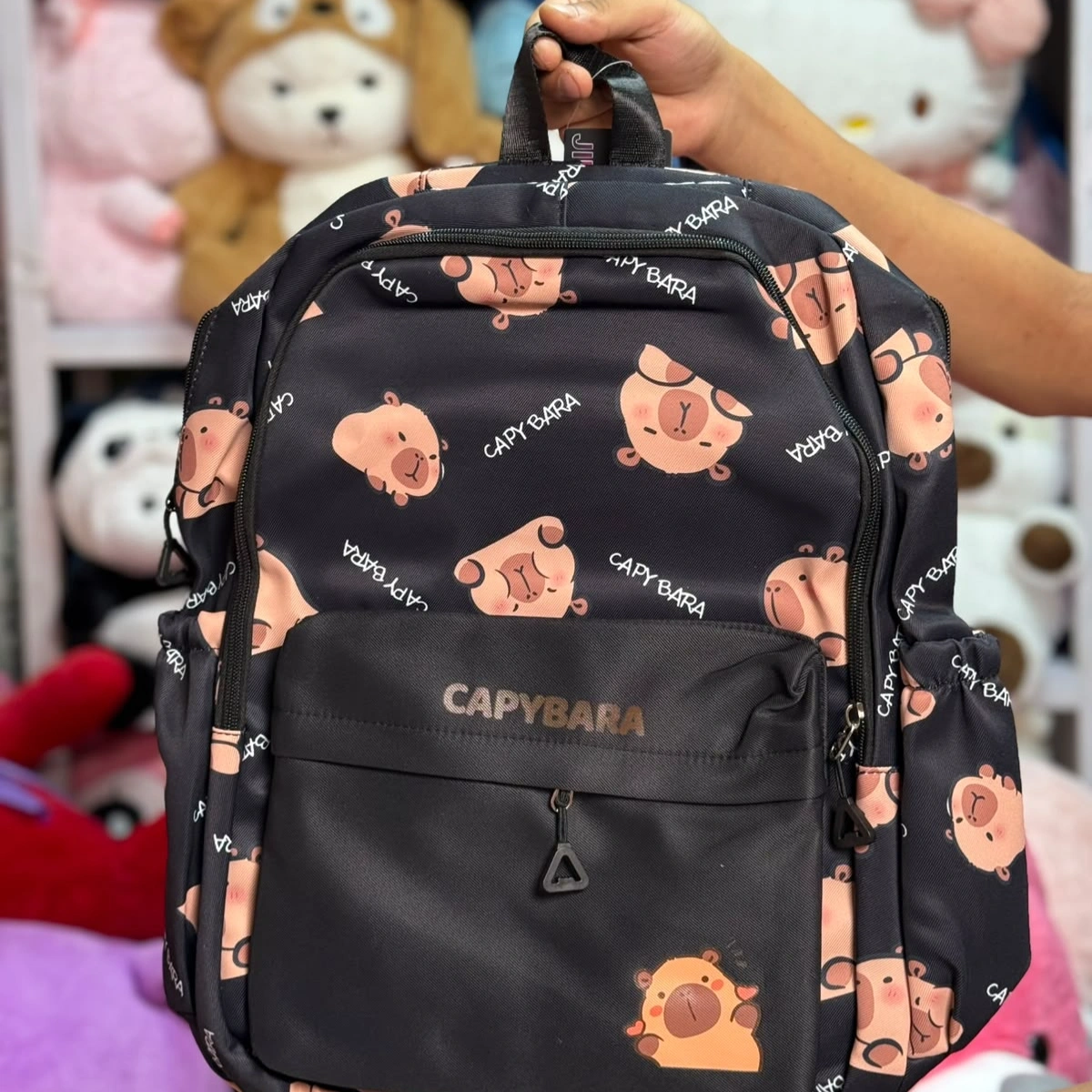 Cute Capybara College Bag – Stylish & Affordable Backpack for Students 1