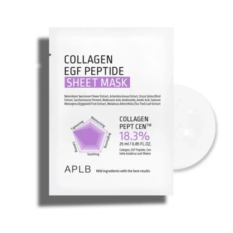 APLB - Collagen EGF Peptide Sheet Mask 1