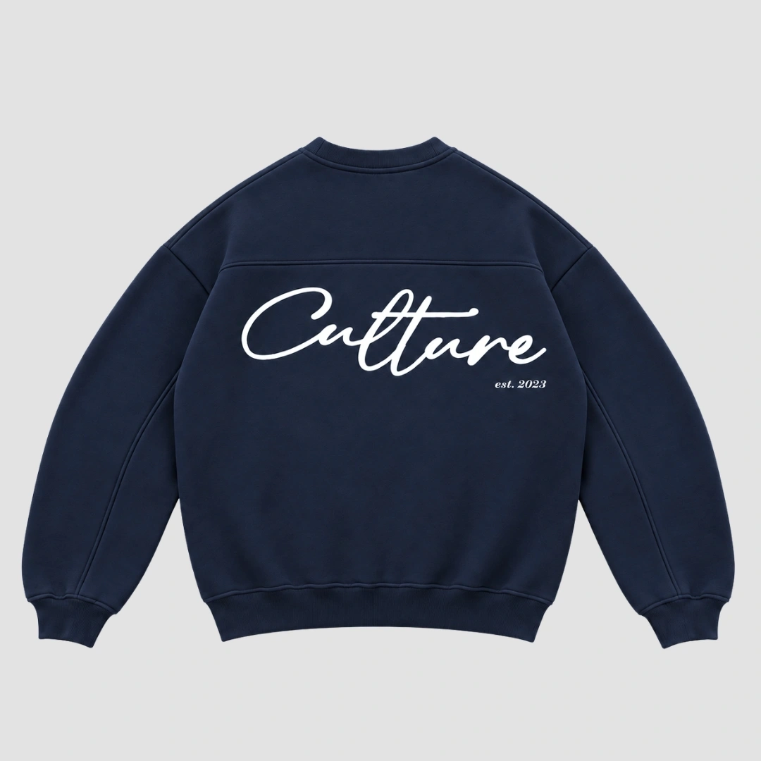 CUTURE SWEATSHIRT NAVY BLUE 1