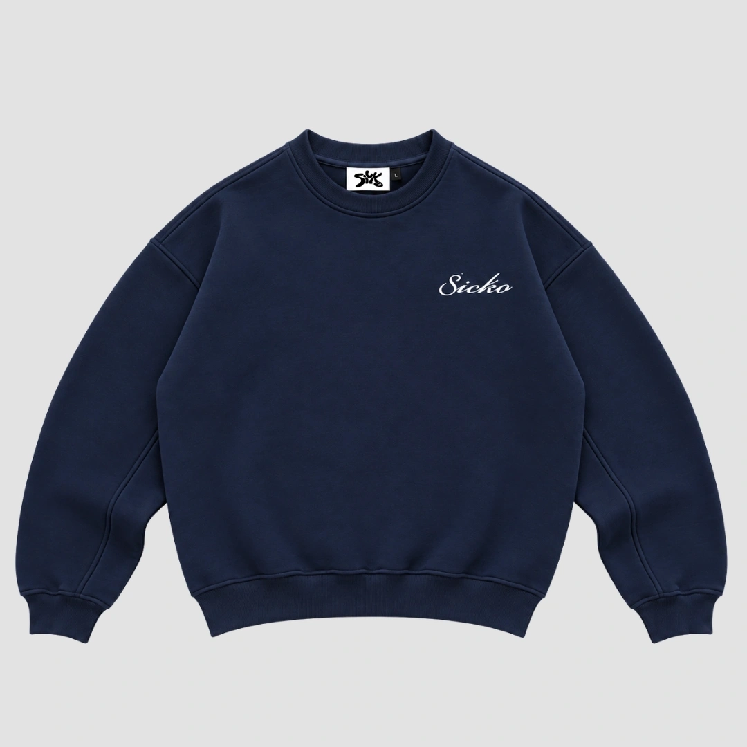 CUTURE SWEATSHIRT NAVY BLUE 2