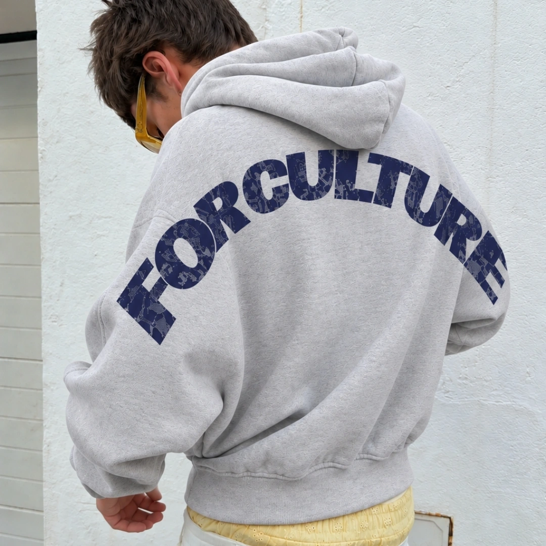 FOR CULTURE HOODIE GREY 2