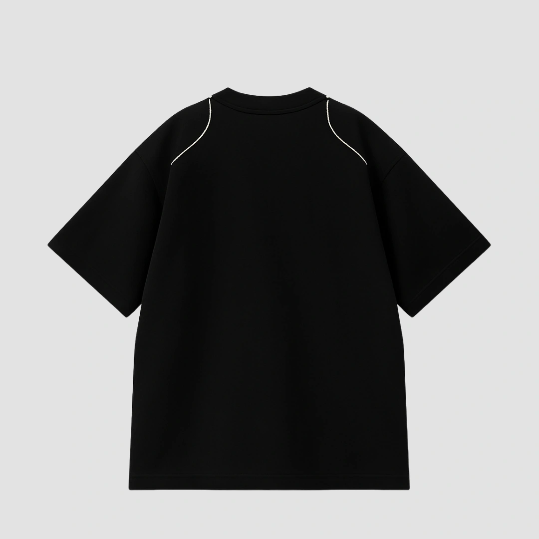 Tシャツ・カットソー CPGN STUDIO_COMPAGNO DOPEDOPE Pigment Short Sleeve Smoke Bla Gojina Dyed Neck Logo Tee by Acne Studios- La Garçonne