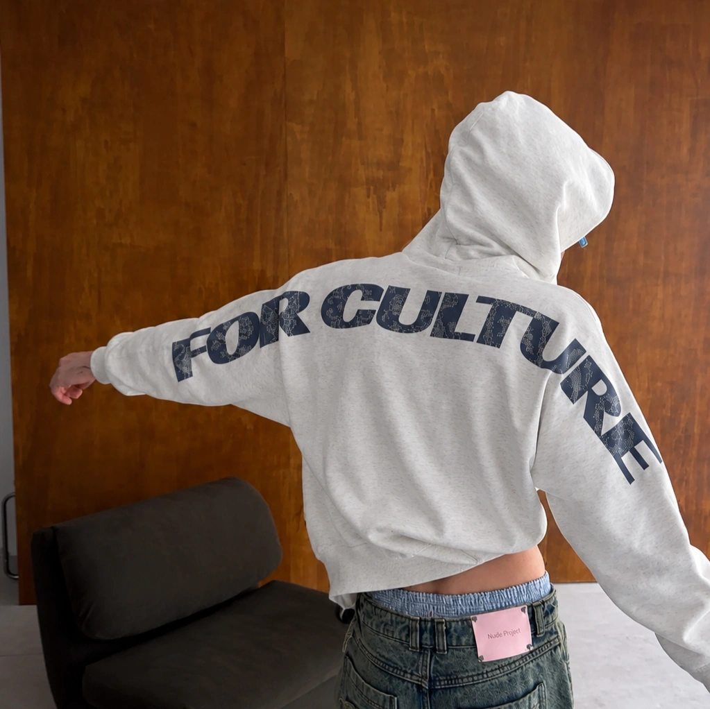 FOR CULTURE HOODIE GREY 3