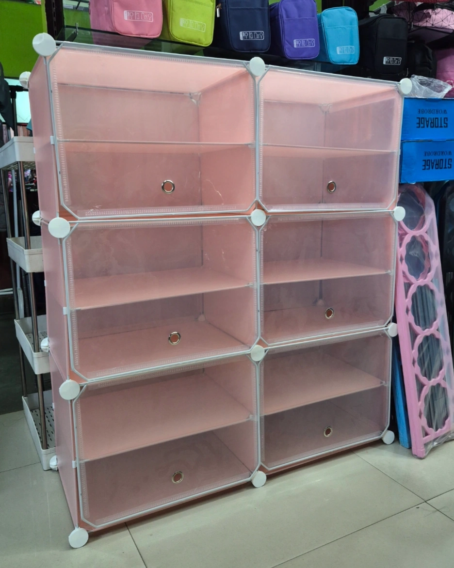 DIY Double Cabinet Rack 3