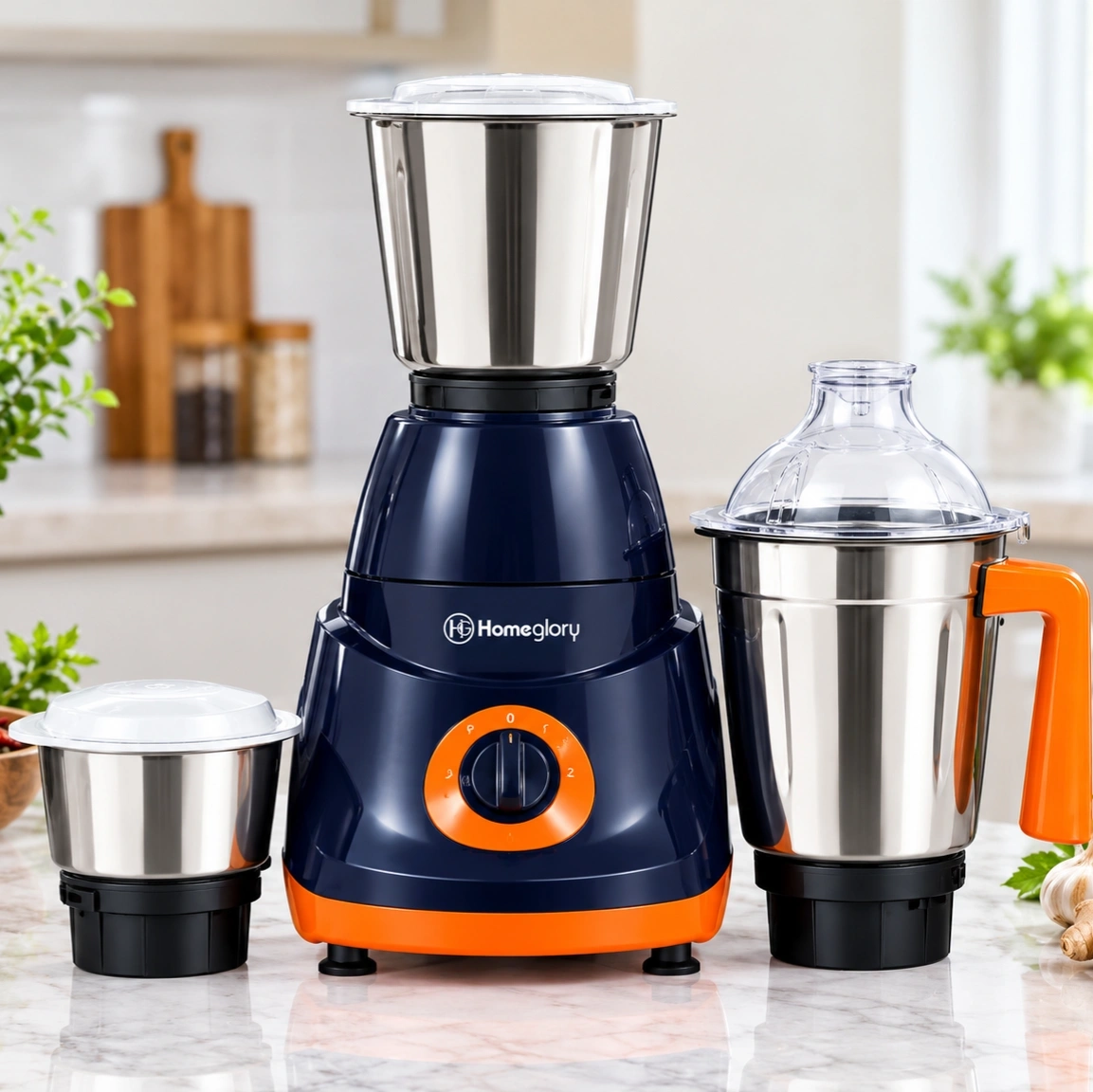 Homeglory Comfy Mixer Grinder – 700W 1