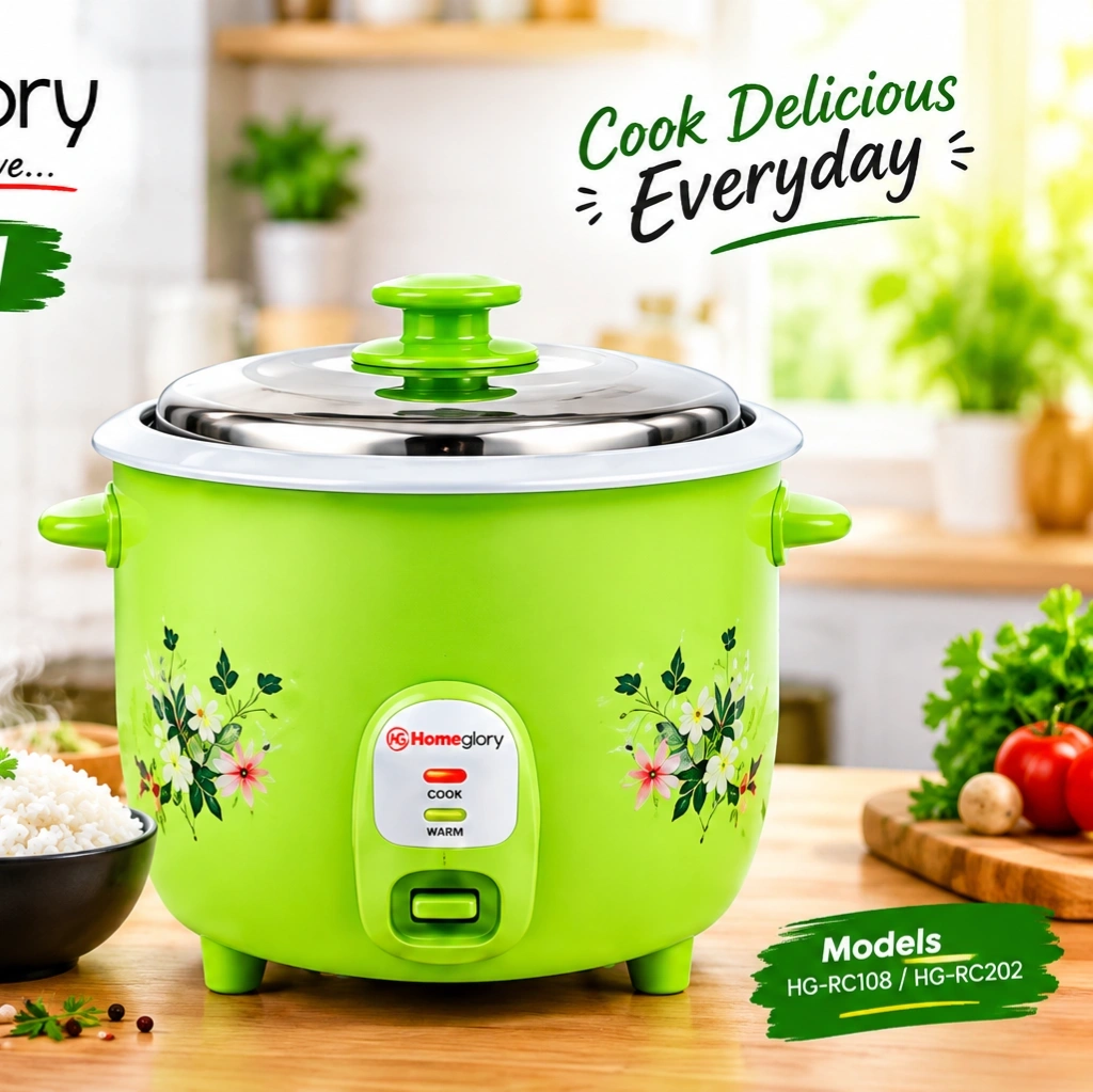 Homeglory Drum Model Rice Cooker 2.8 Ltr 1