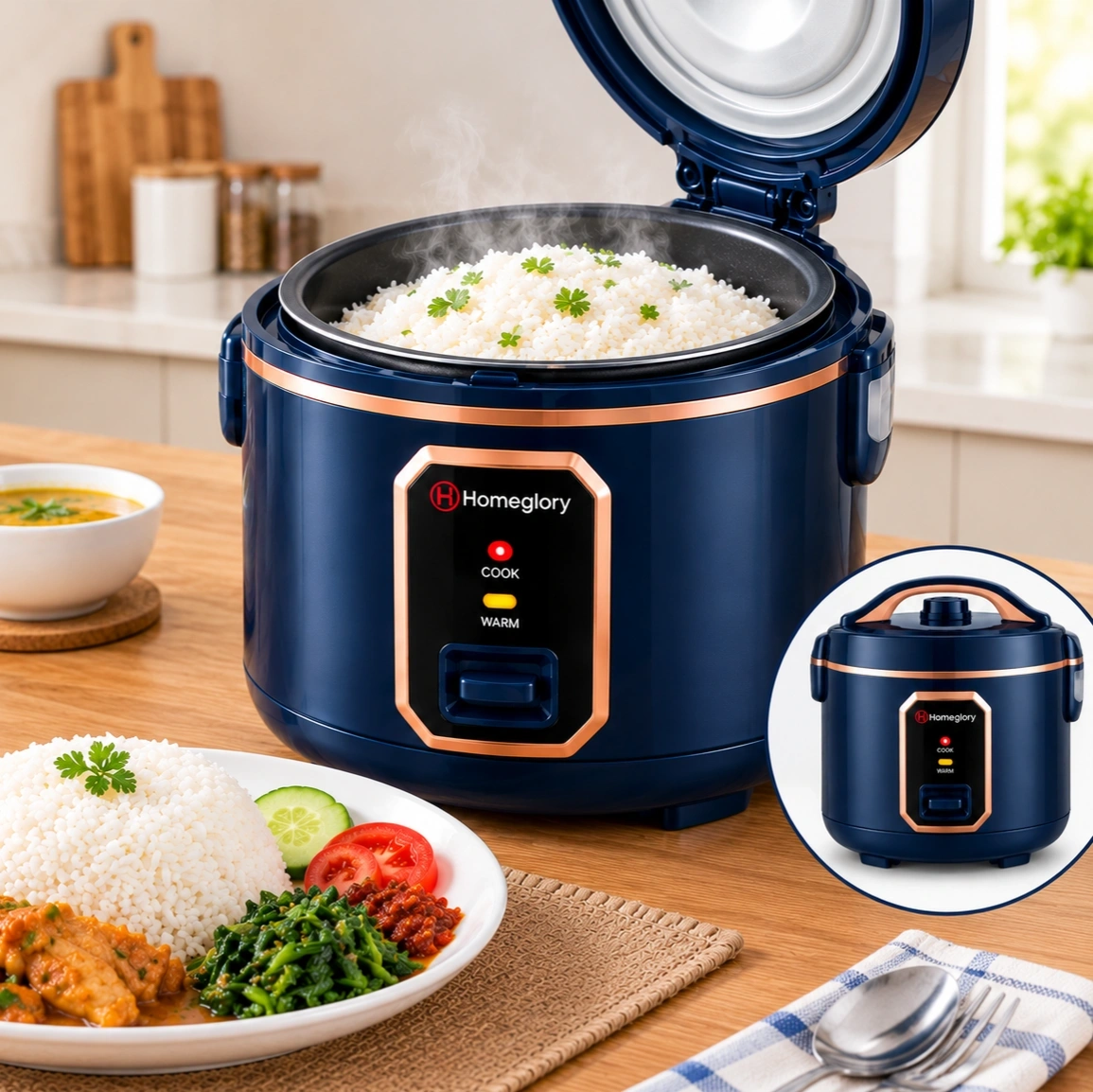 Homeglory Deluxe Model Dynamic Rice Cooker 1.8 L 2