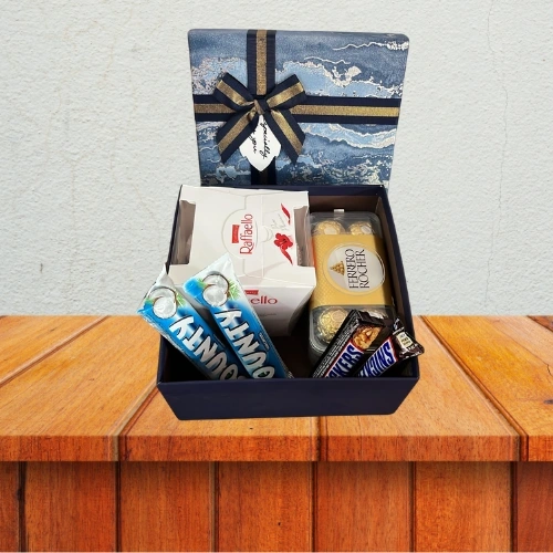 Luxury Assorted Chocolates Ribbon Gift Box 1