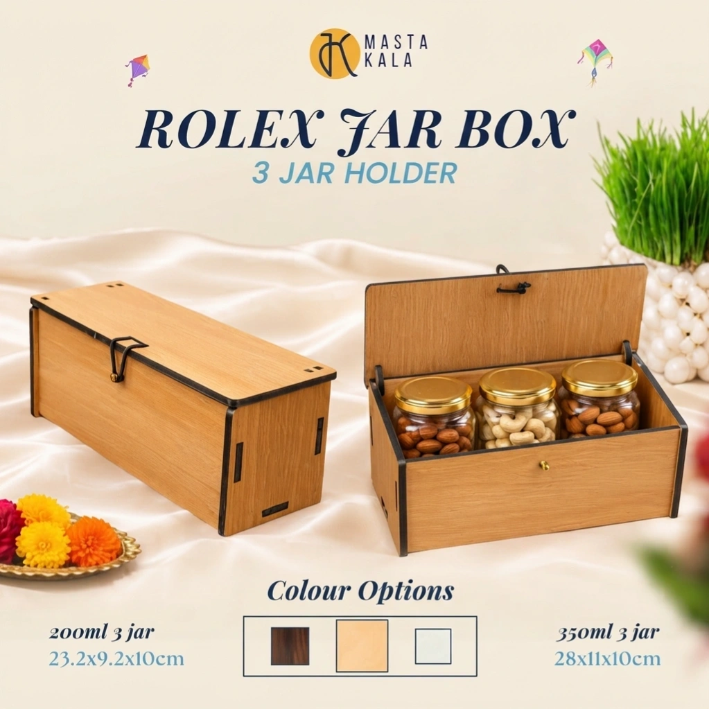 BOX with Three Jars 1