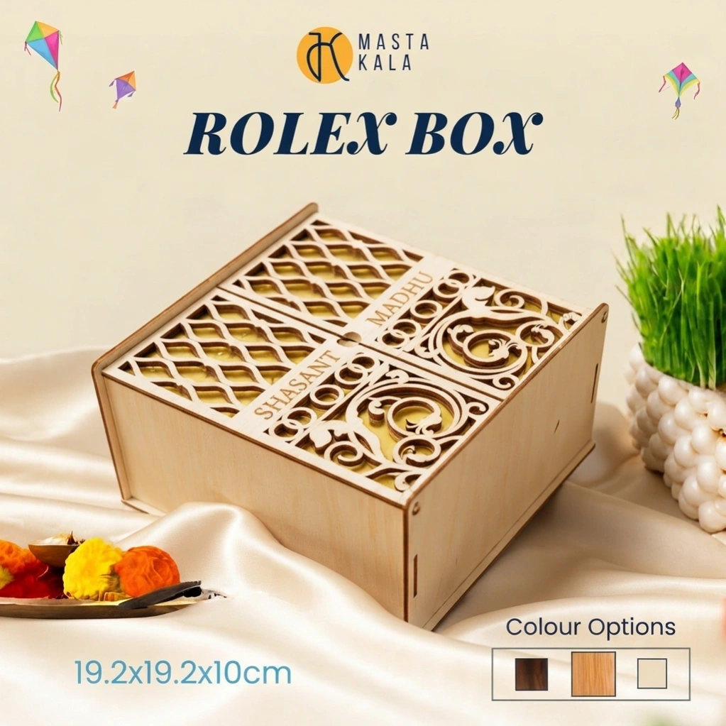 Wooden Box Jali Cutout 1