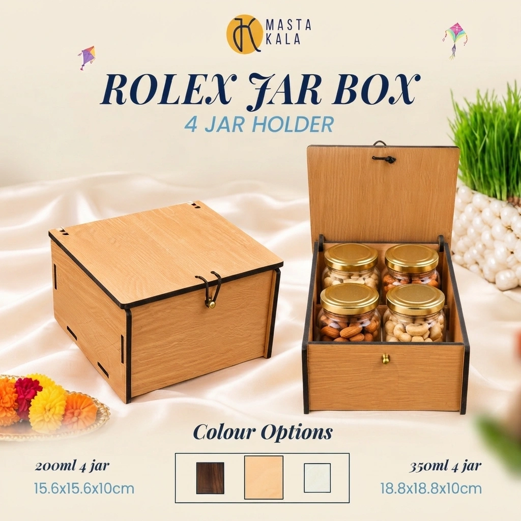 BOX With Four Jars 1