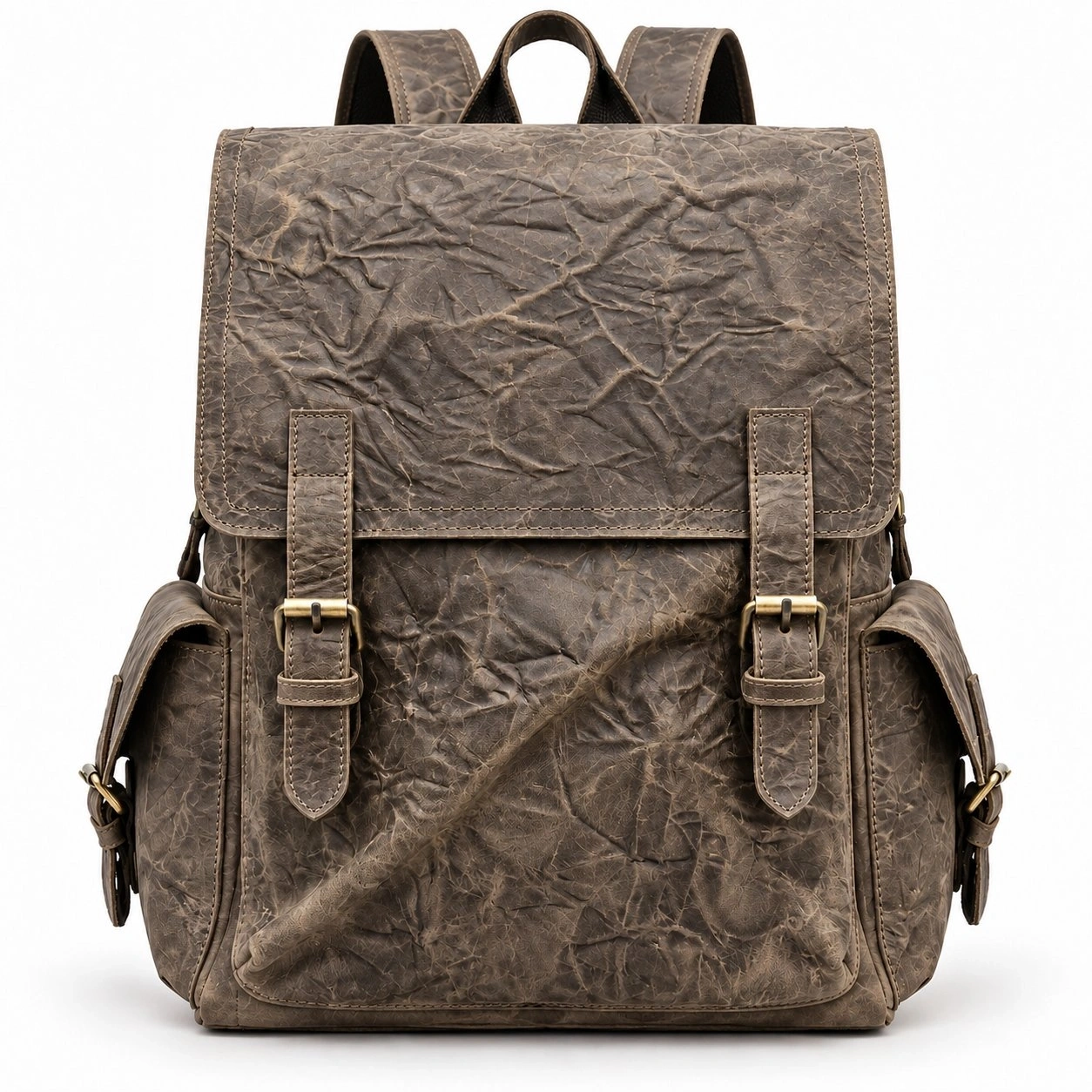 Premium Vintage Pure Leather Backpack 1