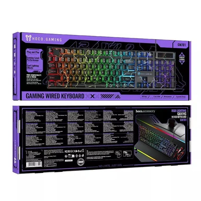 Hoco HOCO GM701 Trofeo Wired Gaming Keyboard 1