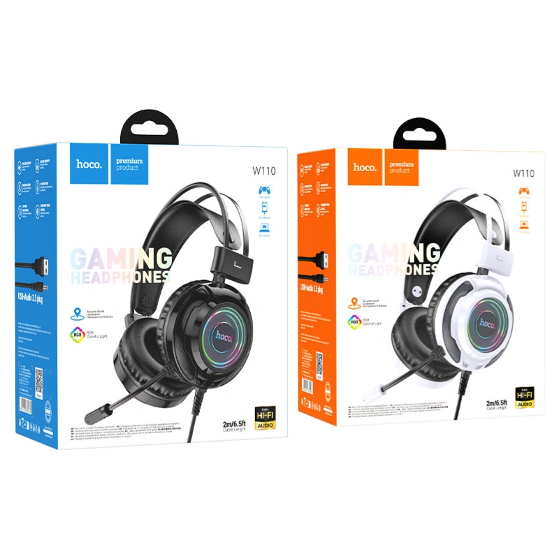 W110 Resource, gaming wired headphones, 8