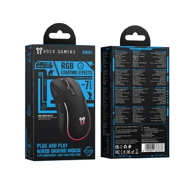 Hoco GM601 Grandeza Wired Gaming Mouse 2