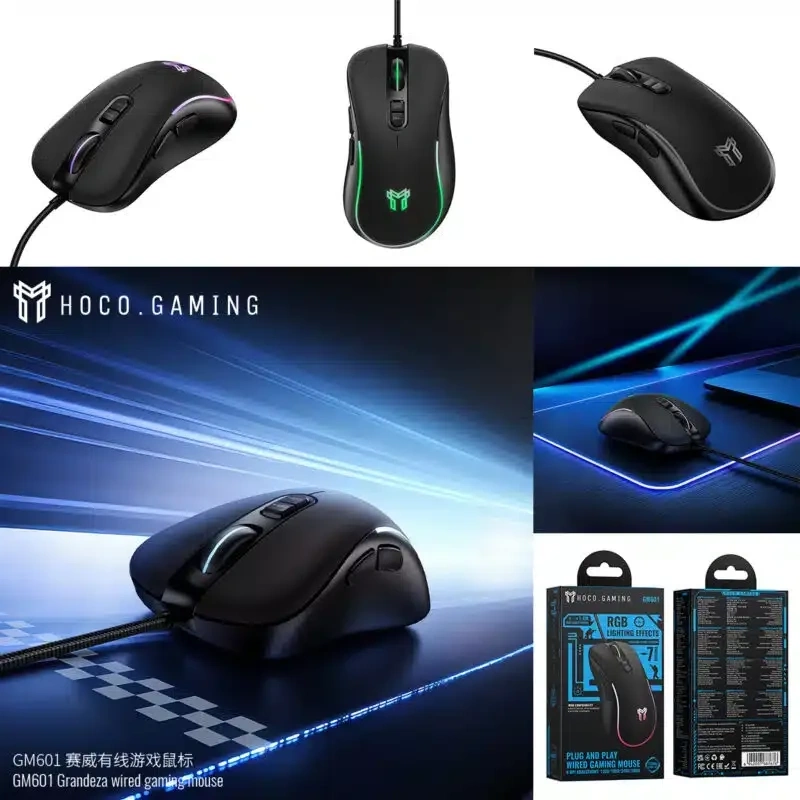Hoco GM601 Grandeza Wired Gaming Mouse 4
