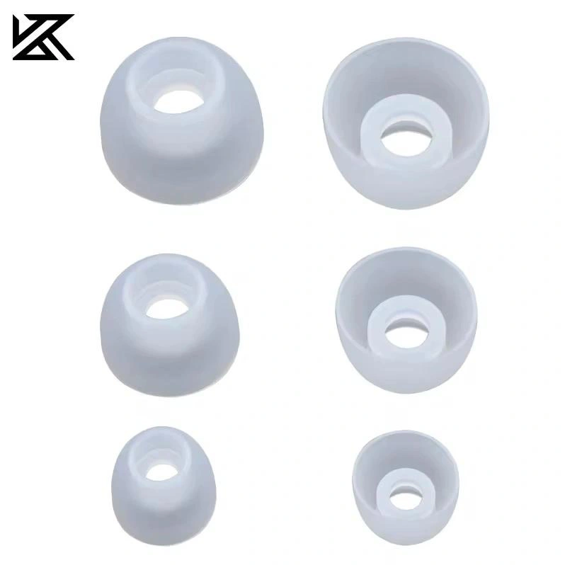KZ White Super Soft Silicone Ear Tips ( 3 pair ) 1