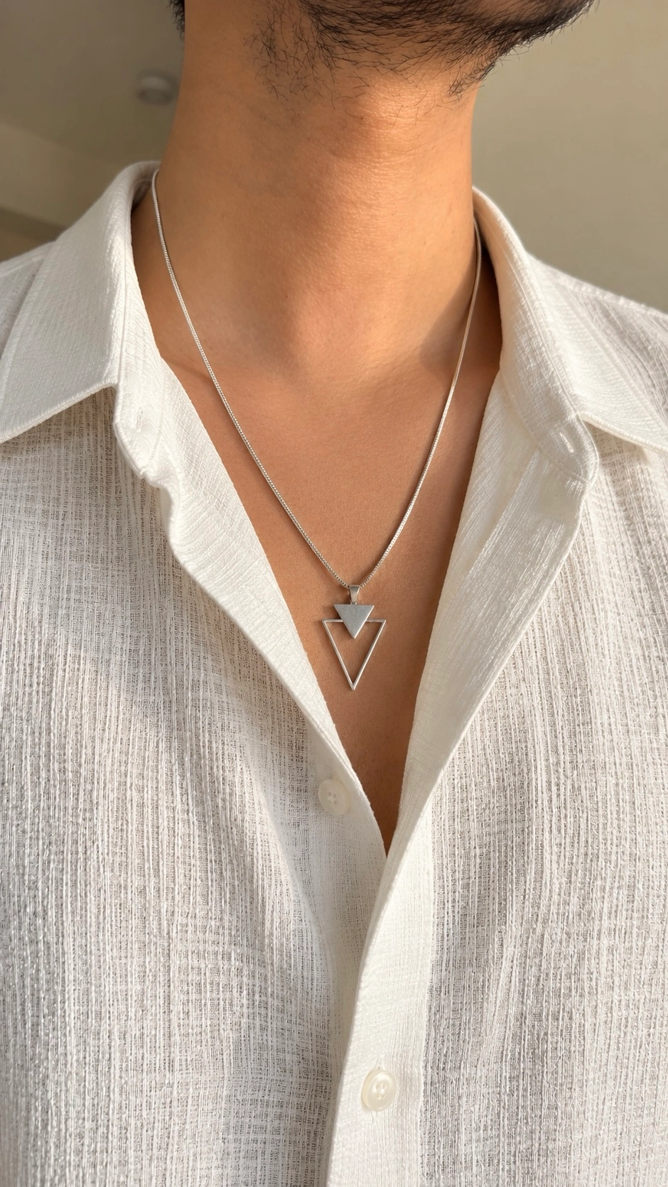PURE SILVER GEORGE NECKLACE 1