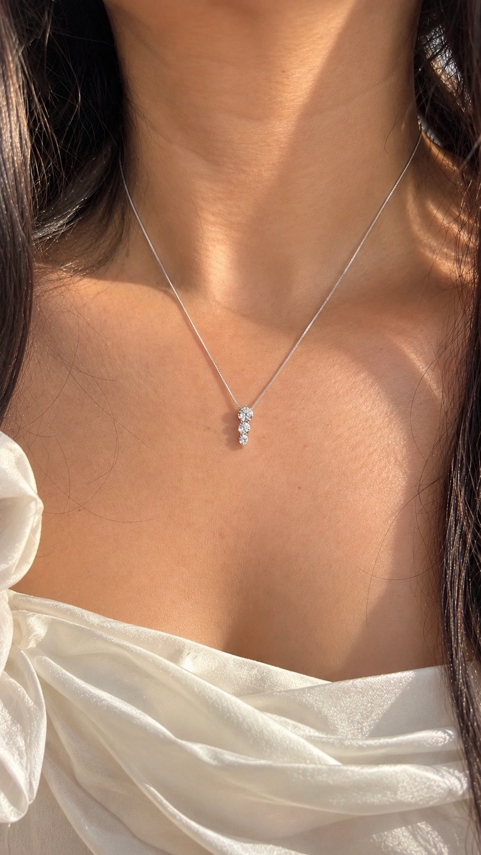 PURE SILVER EVELINA NECKLACE 1