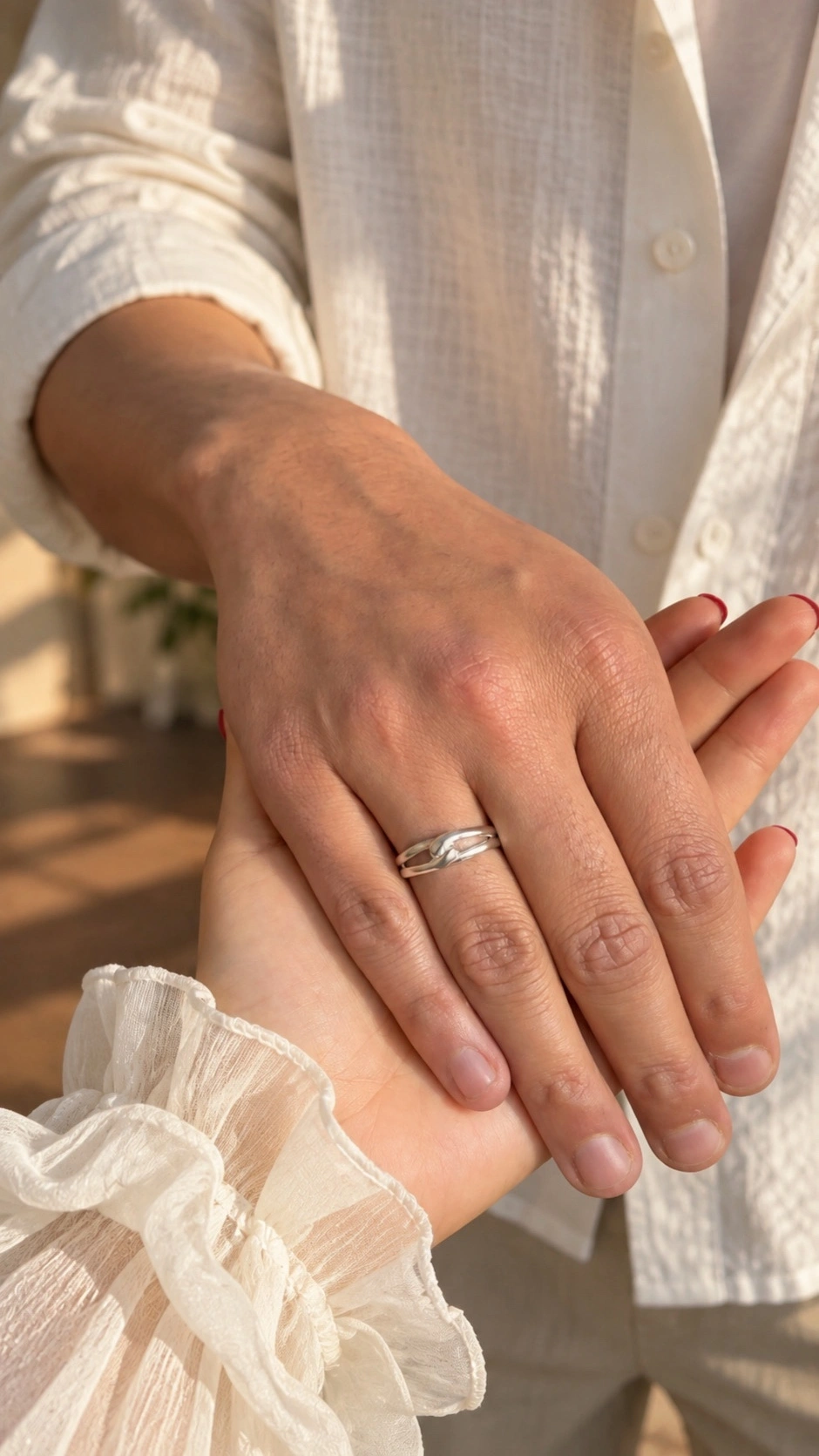 PURE SILVER MEN’S PROMISE RING 1