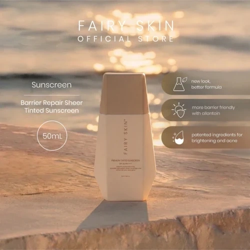 Fairy Skin Premium Tinted Sunscreen SPF 50 PA++++(50ML) 1