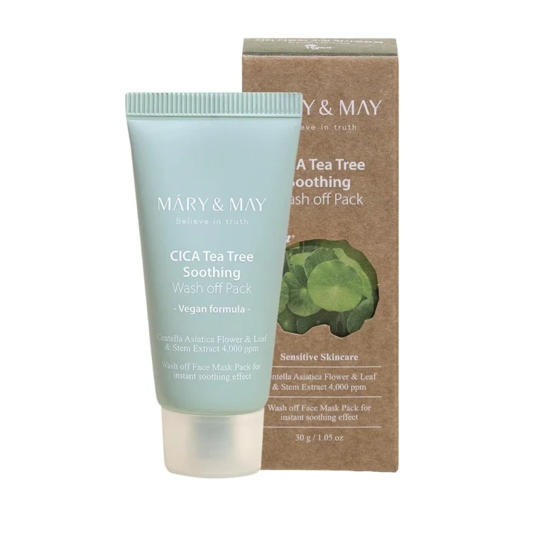 Mary&May Vegan CICA TeaTree Soothing Wash off Pack-125g 3
