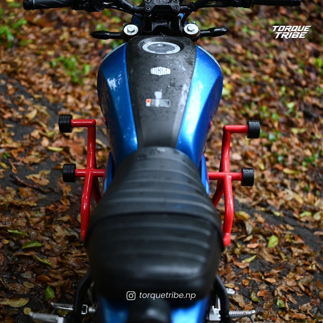 Crash Guard / Engine Guard with Double Frame Sliders for Yamaha XSR 155 | BizenMoto 4